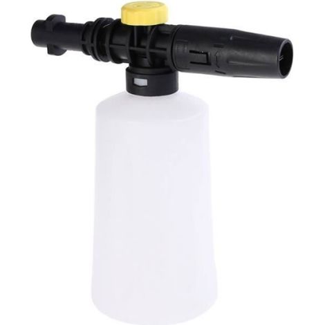 Canon à Mousse pour Karcher K2 K3 K4 K5 K6 K7, 750ML Lance de Mousse Bouteille de Neige avec Buse Réglable Accessoire (1/4)