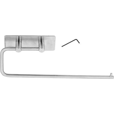 Soavoa Porte-Rouleau Essuie-Tout en Acier Inoxydable 304, Support Mural Adhésif sans Perçage pour Salle de Bain et Cuisine (1/4)