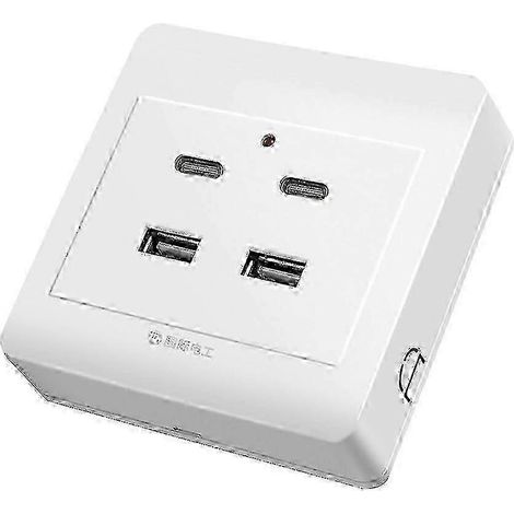 Chargeur mural USB Type-C avec 6 ports de charge (1/5)