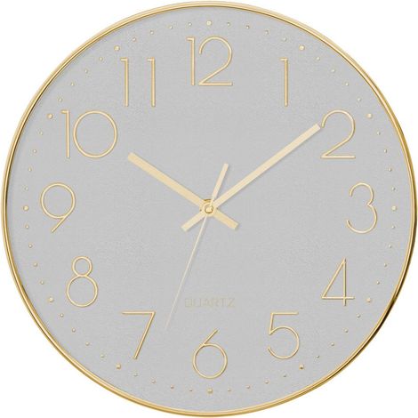 Orologio 3D oro Laure D30cm - Grigio - Atmosphera créateur d'intérieur (1/5)