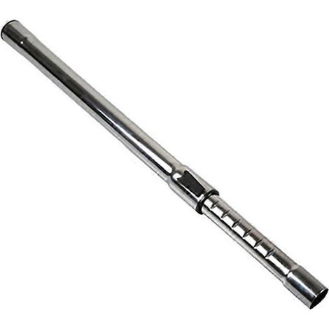 Tube télescopique métallique droit d'extension pour tous types d'aspirateurs (accessoires, pièces détachées, sans brosse ni filtre) - 35 mm (1/5)