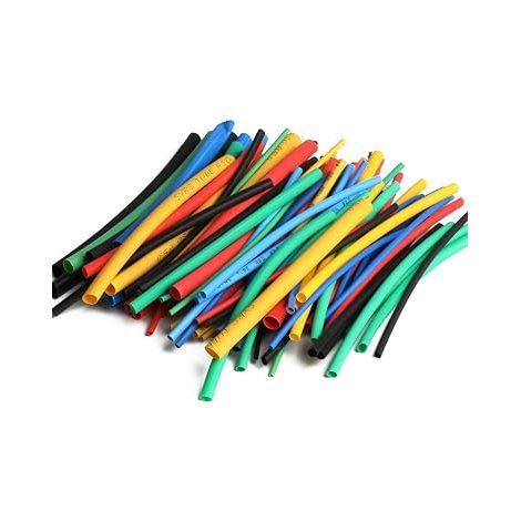 gaines thermorétractables - Assortiment de gaines isolantes électriques - Rapport 2:1 - Rétrécissement de la chaleur (1/3)