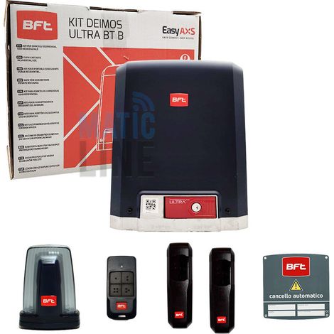Kit complet 24 V pour portails coulissants BFT DEIMOS ULTRA BT B400 R925364 2618200, 400 kg