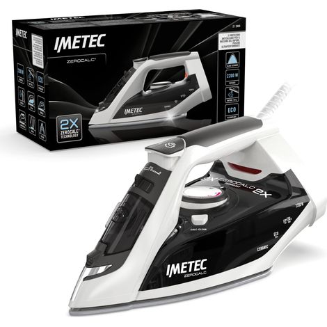 Imetec ZeroCalc Z1 2800 - Ferro da Stiro a vapore - Tecnologia Anticalcare - Piastra Ceramica ad Alta Scorrevolezza - Tecnologia a Risparmio Energetico - 2200 Watt - Colpo Vapore 130 g - Calc Clean (1/5)