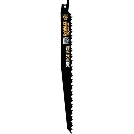 FlexVolt XR Wood With Nails Reciprocating Blades 230mm 4/6 TPI Pack of 5 DEWDT99555QZ
