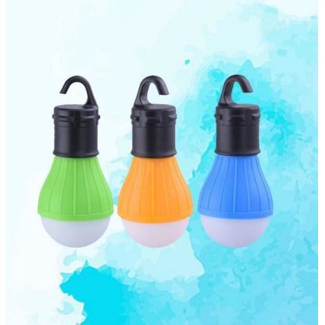3 PCS LED Camping Lumières À Piles Compact Lanterne Ampoule Tente Lampe pour LAMPE - LANTERNE - ECLAIRAGE D\\'APPOINT DE CAMPING" (1/4)