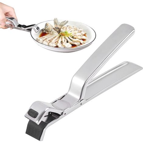 Pinzas de cocina resistentes al calor para manipular platos calientes de forma fácil y segura. (1/5)