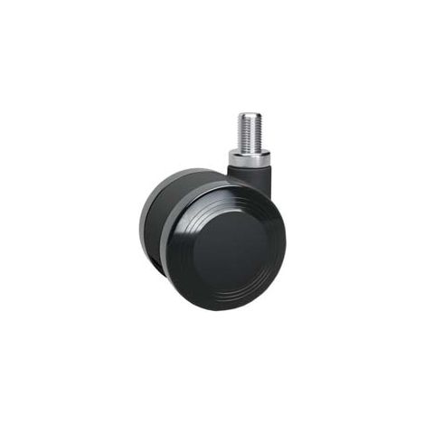 RUOTE ANTITRACCIA IN POLIURETANO CON PERNO GIREVOLE 172B- - ø mm.50 perno ø mm.10x15 mm.58h port.kg.45 - 4 pezzi AVO