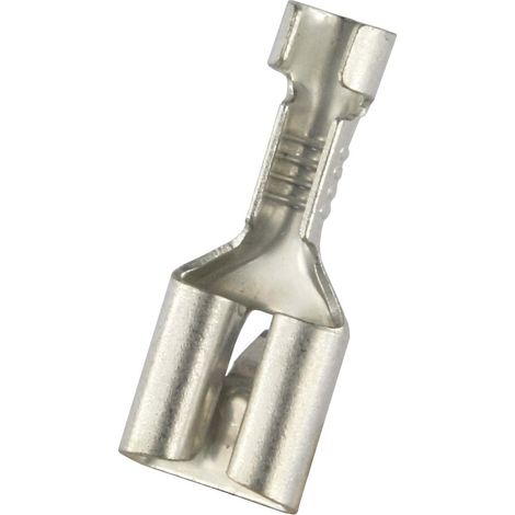 Cosse faston RS PRO, 22 16 AWG, Non-isolé ( Prix pour Sachet de 100 ) (1/2)
