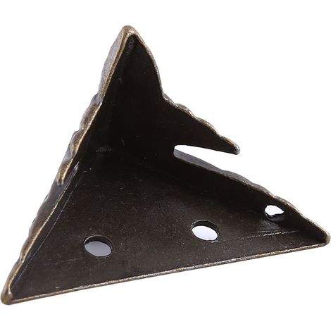 4 boîtes à bijoux vintage en laiton, boîtes en bois, patins de protection pour pieds de meubles (1/3)
