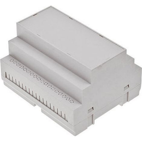 TRU COMPONENTS TC-7910828 Hutschienen-Gehäuse 65 x 90 x 105 ABS-V0 Grau 1 St. (1/3)