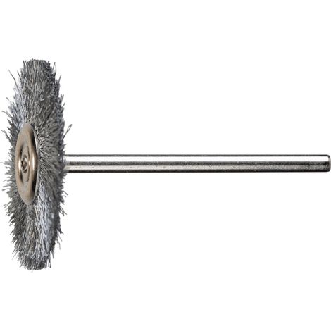 PFERD TOOLS Miniatur- Rundbürste RBU Ø32x2 mm Schaft-Ø3 mm Stahl-Draht-Ø0,10 10 Stk (1/5)