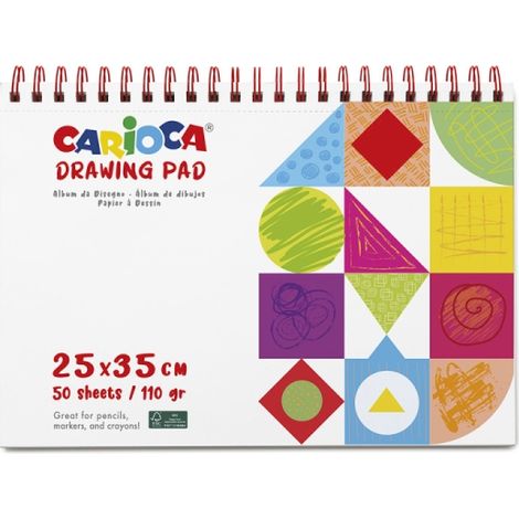 CUAD. DIBUJO CARIOCA C/ESP. 25x35 50h