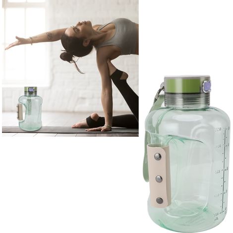 Generador de hidrógeno portátil, caldera deportiva de 1,5 L, tecnología SPE PEM, 1300–1800 ppb, verde claro, para la familia y el fitness. (1/5)