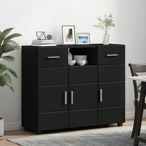 Teenpull – Holzschrank Schwarz Holzwerkstoff (1/5)