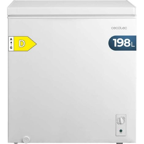 Congelador horizontal Cecotec 198 litros blanco doble función (1/5)