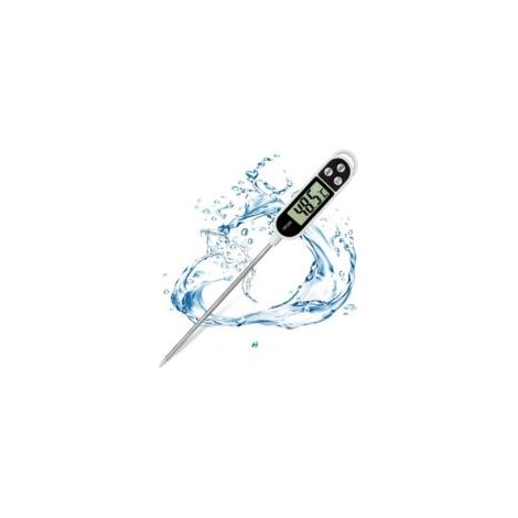 Cyslmuk – Thermomètre alimentaire électronique – Sonde inox – Temps de réponse 2-3 secondes – Écran LCD – Précision ±1°C pour cuisson précise - TP300