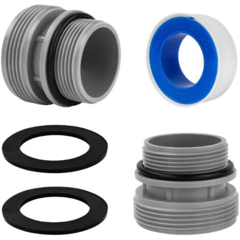 Kit d'Adaptateur Universel pour Tuyau de Piscine Intex - Convertisseur de 40 mm vers 1,5 Pouce (38 mm) - Compatible avec Référence 4560 (1/4)