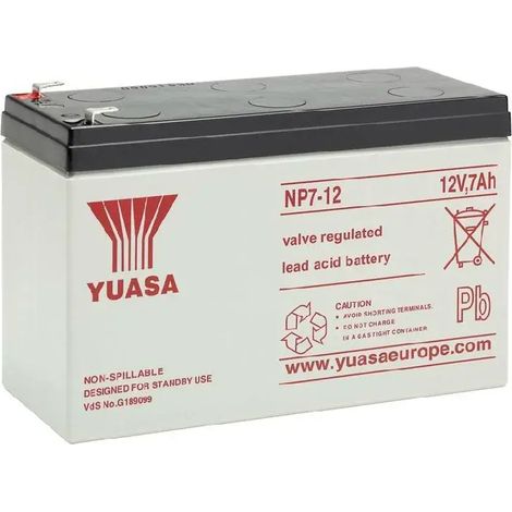 Batería Yuasa NP7-12 7Ah 12V