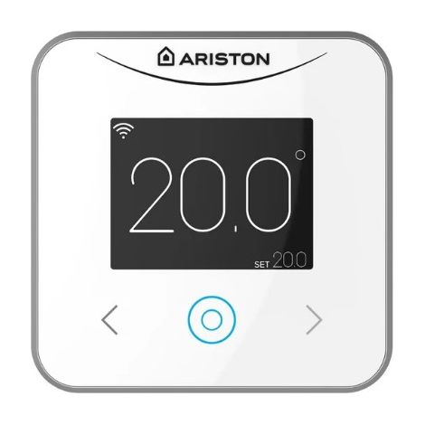 Ariston - termostato ambiente wi-fi ad interfaccia touch cube s net - colore: bianco