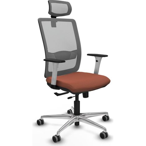 Piqueras y Crespo Bürostuhl Braun Grau Ergonomisch
