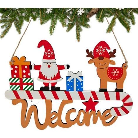 Christmas Ornaments - Tree Hangers - Wooden Hooks for Decorating Trees, Walls, or Doors (No. 9) (1/5)
