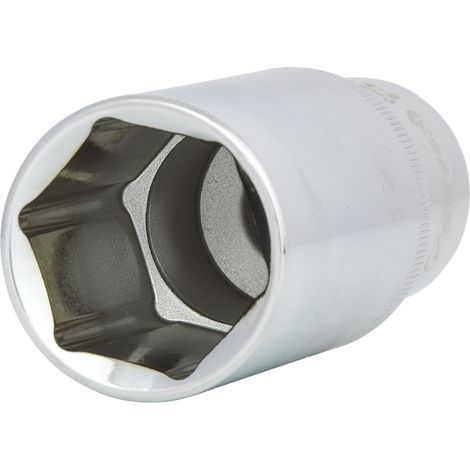 KS TOOLS 1/2" CHROMEplus vaso hexagonal largo 27 mm - 918.1257 (1/5)