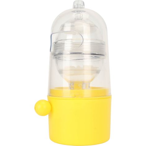 Secoueur à œufs manuel avec cordon, mélangeur portable pour jaunes et blancs d'œufs, idéal pour faire bouillir les œufs et obtenir des œufs dorés. (1/5)