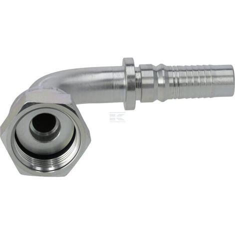 Racor de prensado 4SH-DN16-1.3/16" ORFS - 90掳 ALFAGOMMA DAVH161990G2