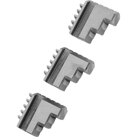 Juego de 3 pares de mordazas internas autocentrantes K11-80 para torno de metal.