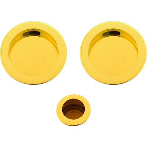 Kit Maniglie per Porte Scorrevoli Mariva Finitura Oro Lucido