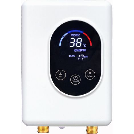 Elektrischer Durchlauferhitzer, Untertisch-Durchlauferhitzer, Umrechnung Fahrenheit/Celsius, Schnellheizung (1/5)