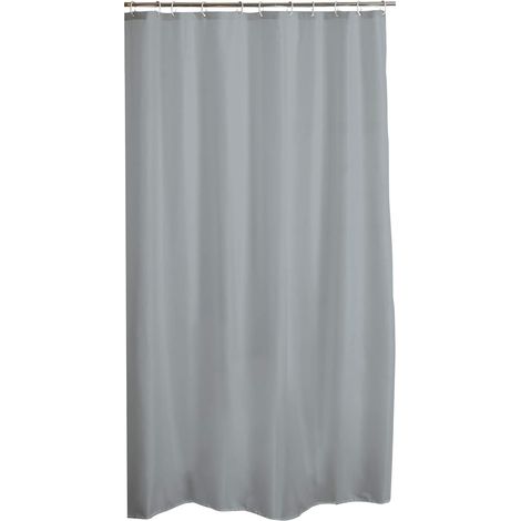 1 Rideau De Douche, 180x200 Cm, Gris Clair, Peva, Imperméable, Salle De Bain (1/3)