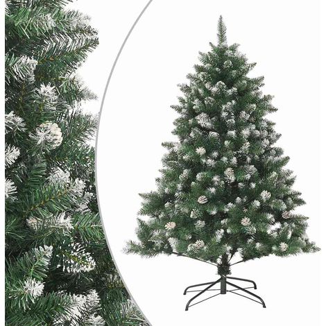 Sapin de Noël artificiel avec support-Arbre de Noël-Décoration de Fête pour Noël 150 cm PVC 775651 (1/5)