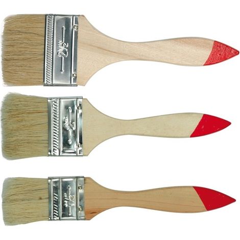 Pinceles de pintura, 3 unidades, 1,5''-2''-2,5'' 09930 vorel