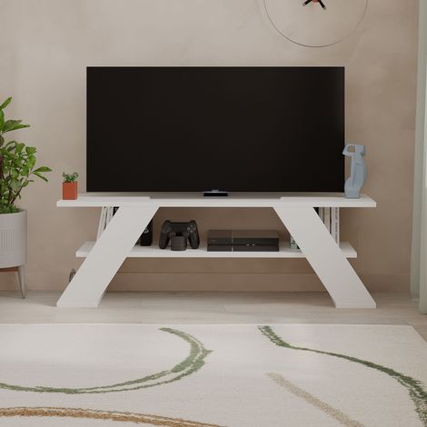 Mesa Tv 40X120X34 Blanco (1/5)
