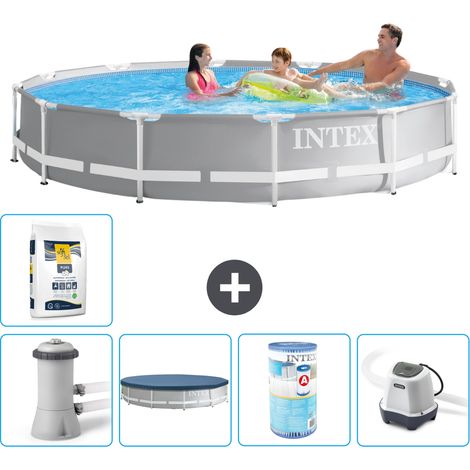 Intex Piscine Prism Frame Ronde - 366x76 cm - 6-pièces S32093 (1/5)