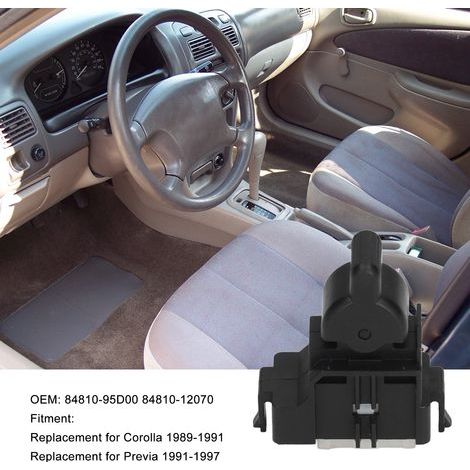 Interrupteur pour Vitre de Porte Corolla 1989-1991 - Interrupteur de Commande 84810-95D00 (1/5)