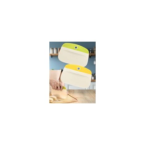 2-teiliger Teigkneter, Teigschneider und Kuchenausstecher Backutensilien ergonomischer Griff Küchenhelfer zum Backen. - Crezuo