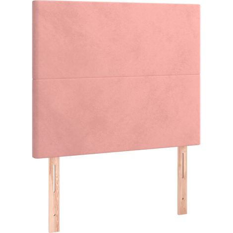 Maison Exclusive - Testiera Rosa 80x5x118/128 cm Velluto