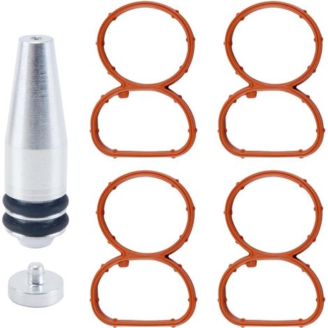 Kit de réparation de collecteur d'admission avec jeu de bouchons de soupape de turbulence pour moteurs spécifiques 11618507239 11617801438 (1/5)