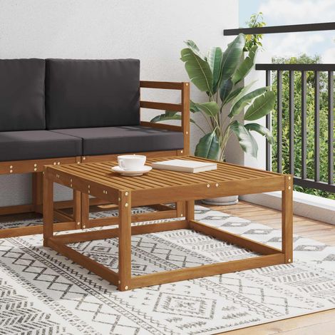 vidaXL Tavolo da Esterno Naturale 79 x 79 x 37 cm