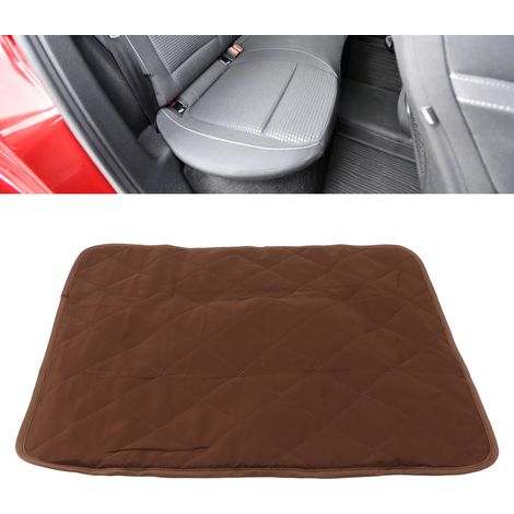 Rutschfestes und saugfähiges Sitzkissen, Tisch- und Stuhlbezug, Sitzkissen für Sofa und Rollstuhl, Schutzhülle, Haustiermatte, kaffeebraun, 56 x 53 cm (1/5)