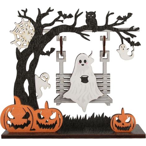 Figuritas de escritorio de Halloween con forma de columpio (1/5)