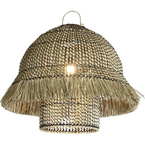 Lampara Techo Fibras Naturales 74X57X65 (1/5)