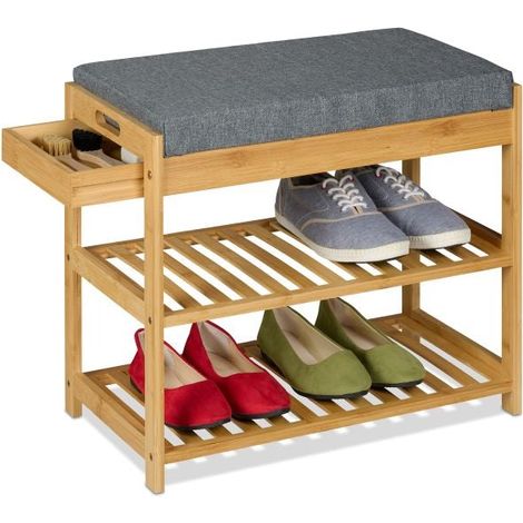 Schuhbank mit sitz und schublade (1/5)