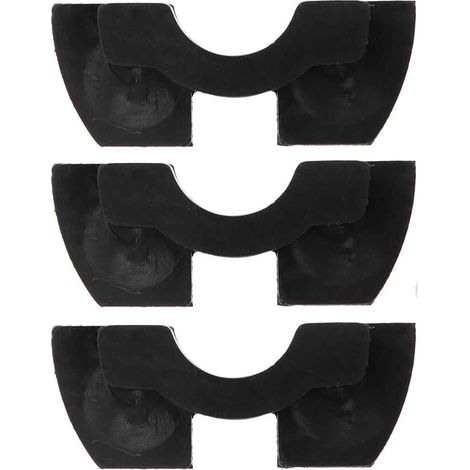 Juego de 3 amortiguadores de vibración de goma, de grosor variable, para patinetes eléctricos plegables.