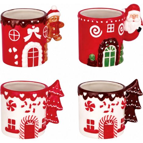 Ad Trend Tazza Natalizia in Ceramica 400 ml Assortita 1 Pz – Idea Regalo Natale (1/2)