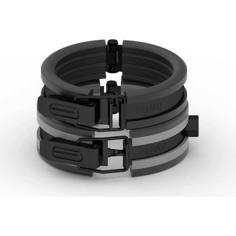 REHAU RAUCLAMP NC, Schallschutzschelle DN 90, M8/M10, 11270021001 (1/2)