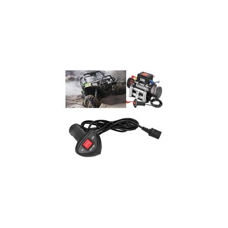 Télécommande de treuil électrique pour VTT avec câble de 9,2 pieds, ajoute un contrôle portatif à votre treuil d'origine (1/5)